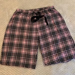 Ava Rose Womens Red / Black Flannel Pajama Bottoms